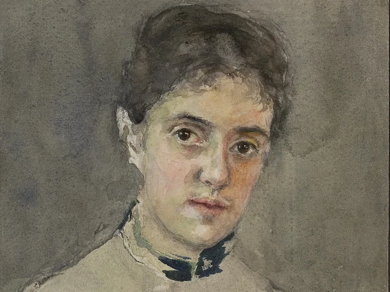 1862-Yekaterina Zarudnaya-Cavos - Autoritratto